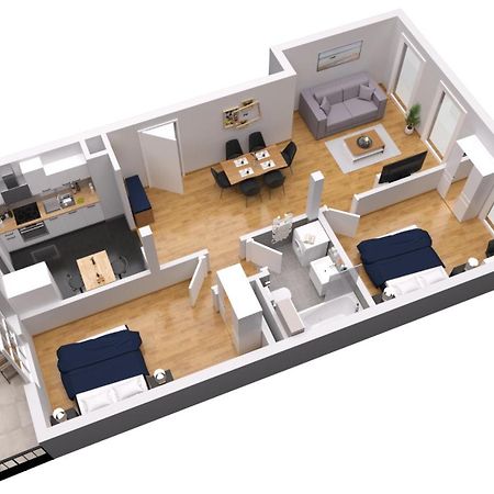 Zentrum Residenz - Wohnen Auf Hoechstem Niveau Lipsia Esterno foto